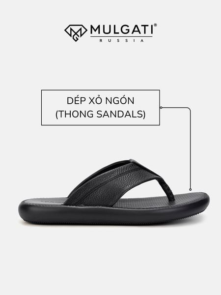Dép da xỏ ngón nam Mulgati JL6655-5 kiểu dáng gọn gàng