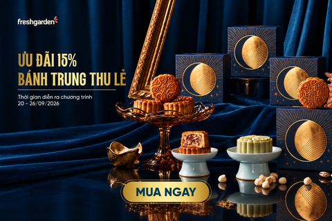 BÁNH TRUNG THU FRESH GARDEN 2026| ƯU ĐÃI 15% KHÁM PHÁ 12 HƯƠNG VỊ MÙA TRĂNG