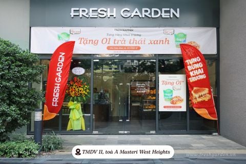 TƯNG BỪNG KHAI TRƯƠNG FRESH GARDEN MASTERI TÂY MỖ