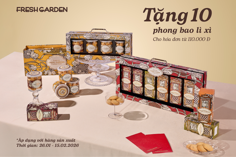 Tặng lì xì cho hóa đơn từ 110,000 đ