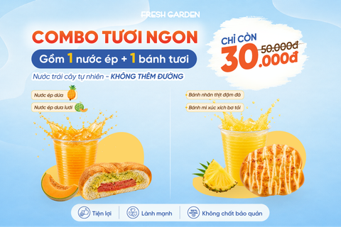 COMBO TƯƠI NGON 30K: DINH DƯỠNG TRỌN VẸN, TIỆN LỢI CHO CẢ GIA ĐÌNH