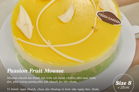 Ưu đãi 10% cho Passion Fruit Mousse và Endless Love khi mua bánh online