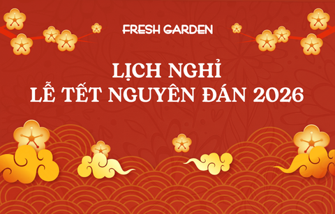 [THÔNG BÁO] LỊCH NGHỈ TẾT NGUYÊN ĐÁN BÍNH NGỌ 2026