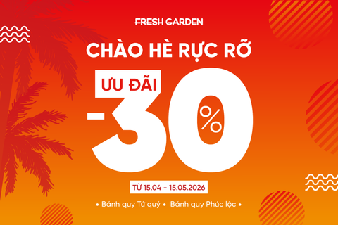 Chào hè rực rỡ – Ưu đãi 30%