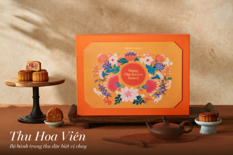 Thu Hoa Viên - bộ bánh trung thu đặc biệt vị chay từ Fresh Garden