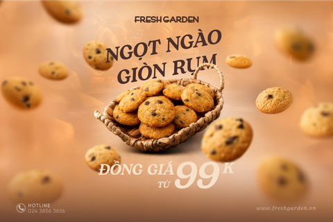 THƯỞNG THỨC BỘ BA BÁNH GIÒN RỤM THƠM BƠ, ƯU ĐÃI ĐỒNG GIÁ TỪ 99K