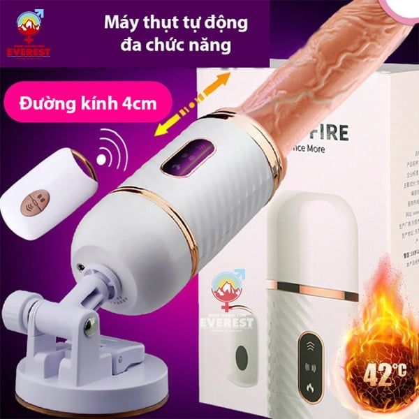 Sản phẩm này được thiết kế mô phỏng dương vật và có thêm chức năng tỏa nhiệt