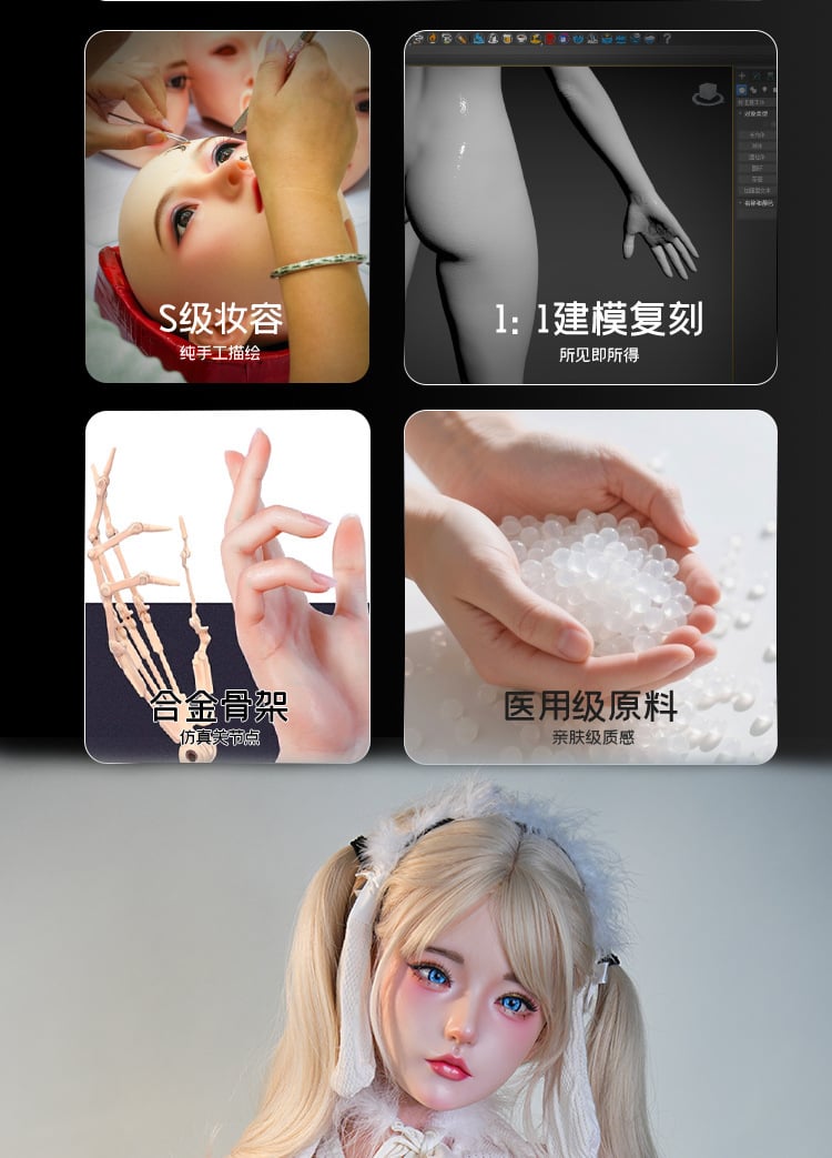 Búp bê tình dục Anime cosplay nhân vật Marie Rose cao cấp 10