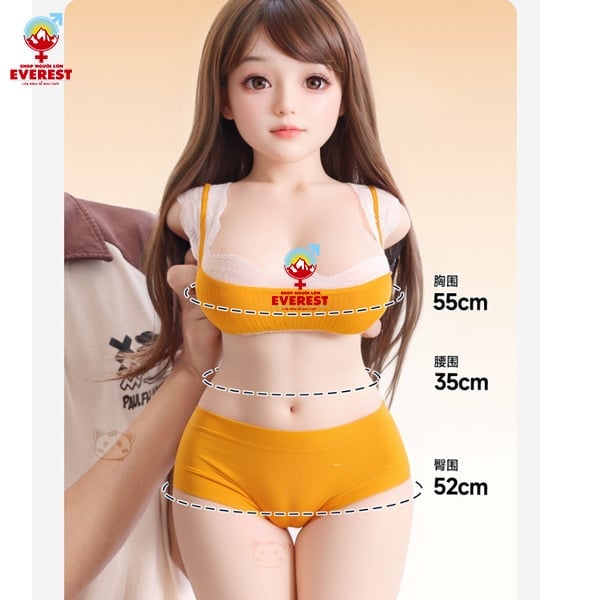 Búp bê tình dục bán thân Loli baby có miệng thân khung xương 3