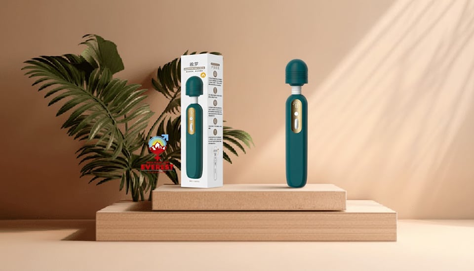 Chày rung tình yêu rung 9 cấp độ kèm tỏa nhiệt 41 độ đèn led