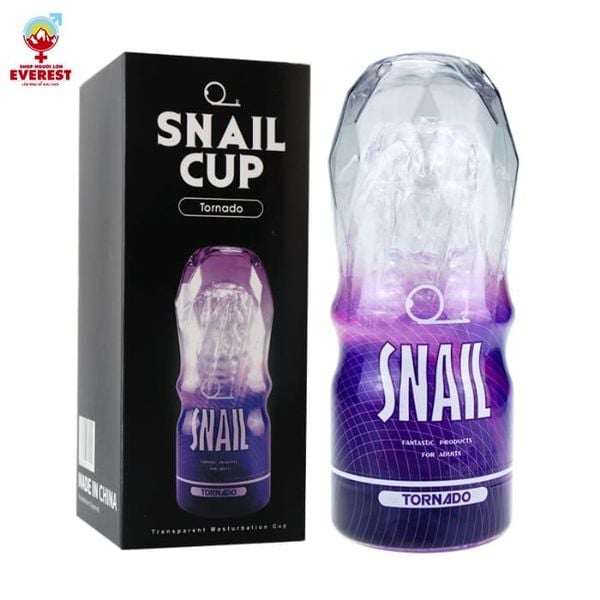 Cốc Snail Cup Tornado với thiết kế vỏ ngoài trong suốt tinh tế