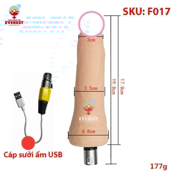 Máy dương vật giả tự động rung thụt cao cấp Machine Gun 4