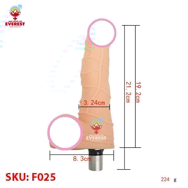 Máy dương vật giả tự động rung thụt cao cấp Machine Gun 25