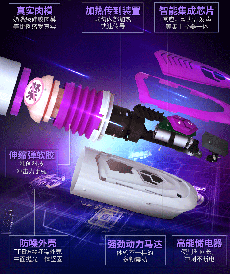 Máy sục cặc tự động Dibe Ferrady rung rên thụt tỏa nhiệt đa năng 28