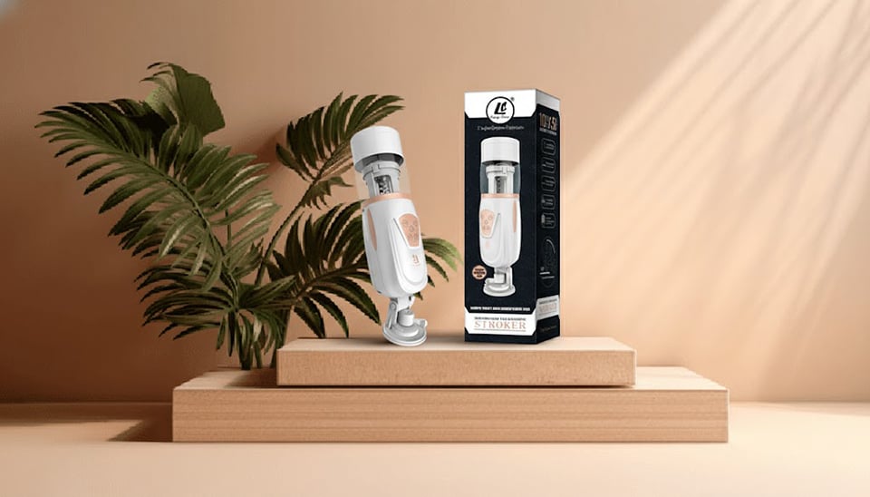 Âm đạo giả Stroker có đế gắn tường vô cùng tiện lợi