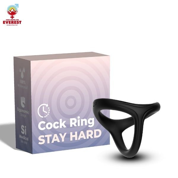 Vòng đeo Cock Ring Stay Hard đeo bìu chống xuất tinh sớm