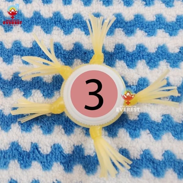 Vòng đeo râu rồng silicon 5 râu 0 bi