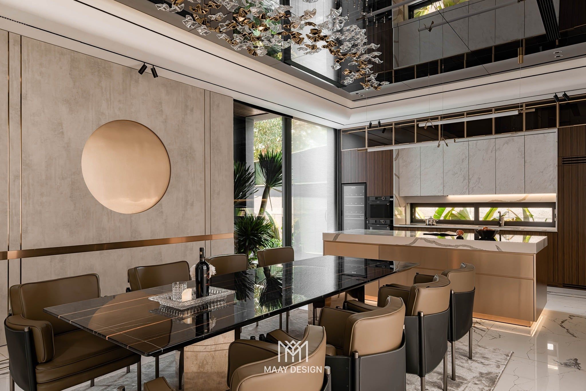 thiet ke chieu sang villa zen lighting