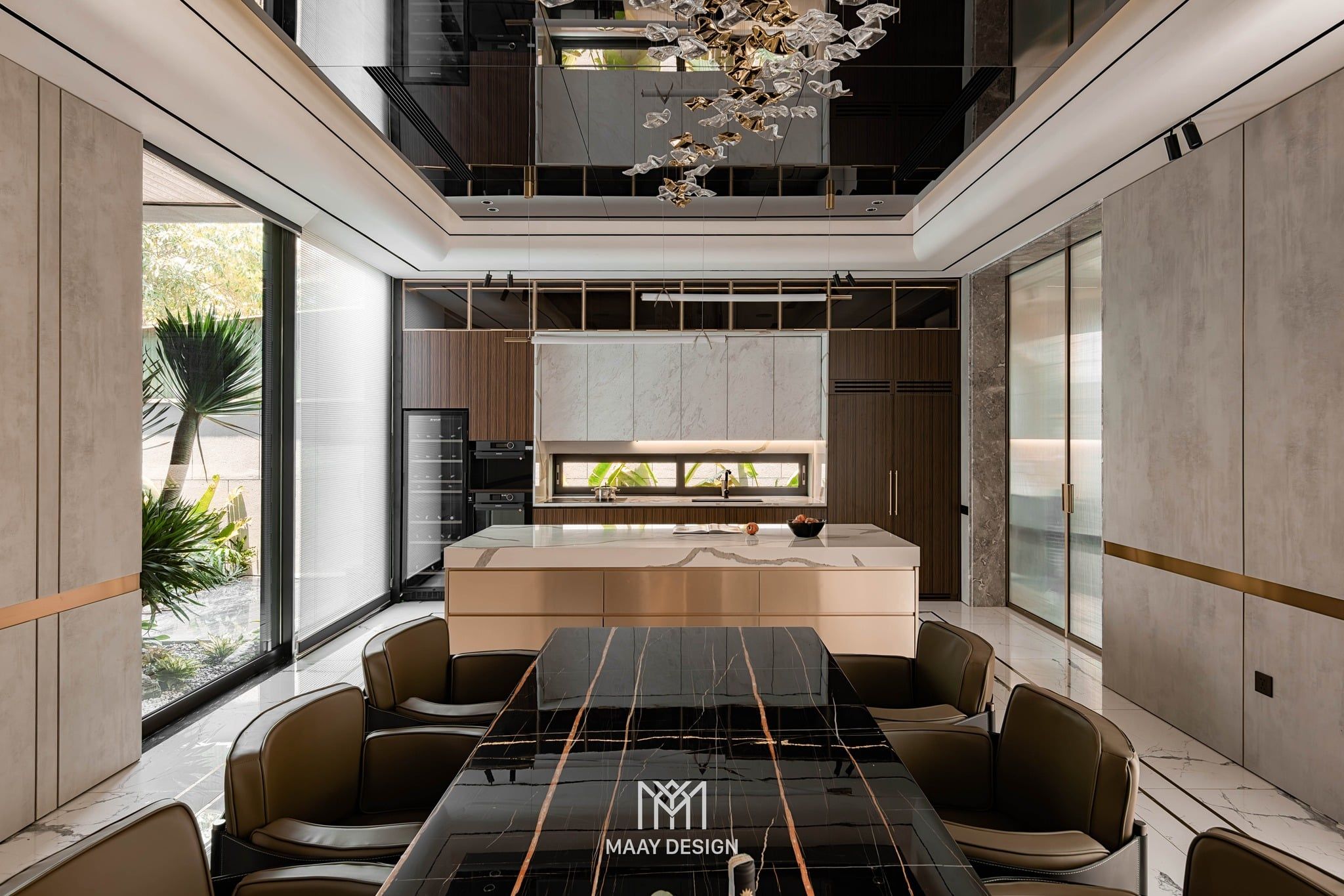 thiet ke chieu sang villa zen lighting