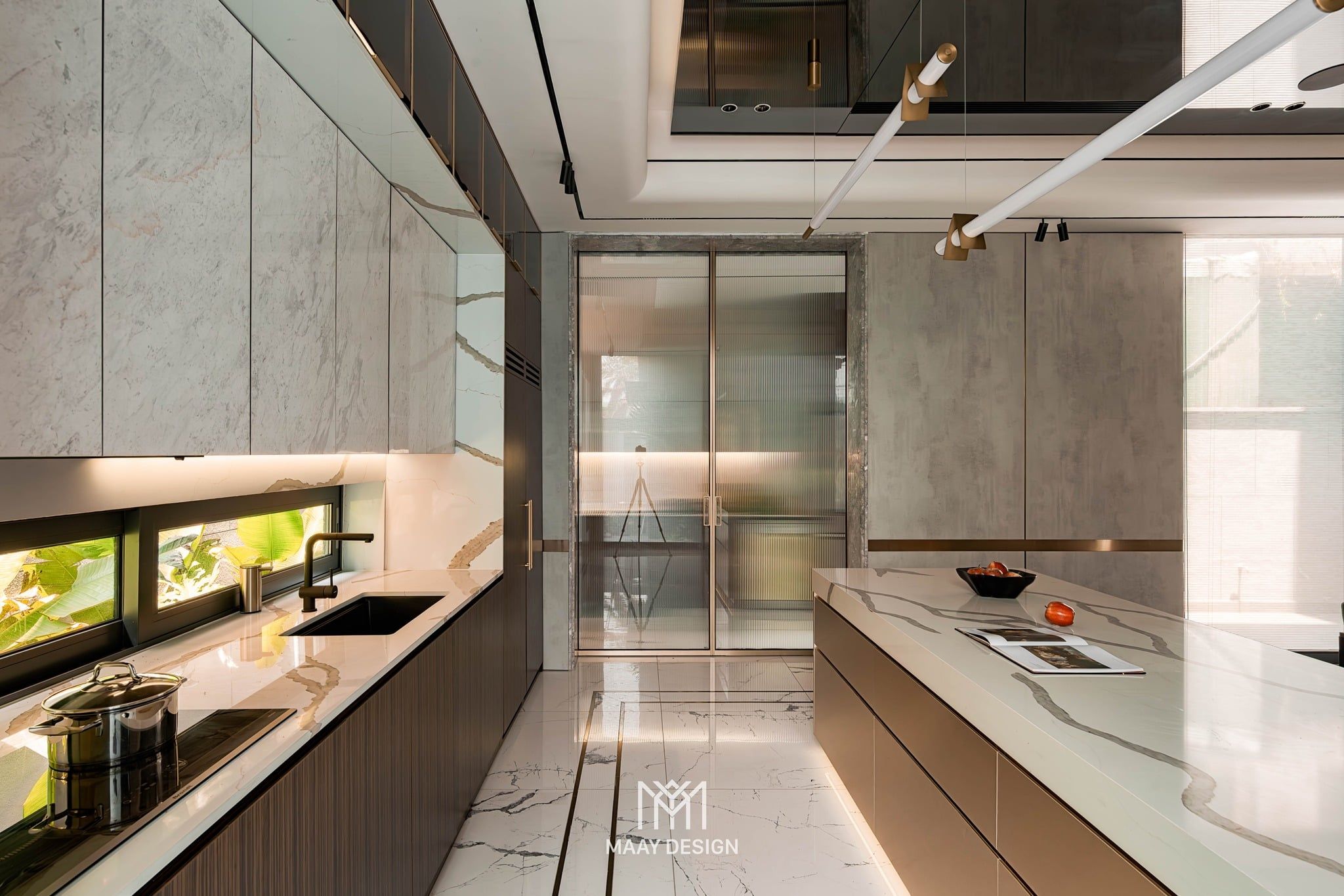 thiet ke chieu sang villa zen lighting