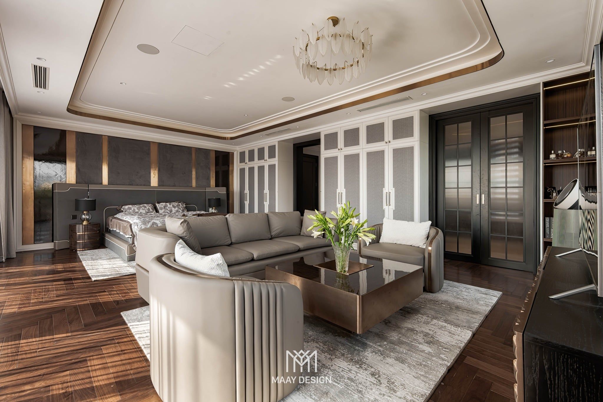thiet ke chieu sang villa zen lighting