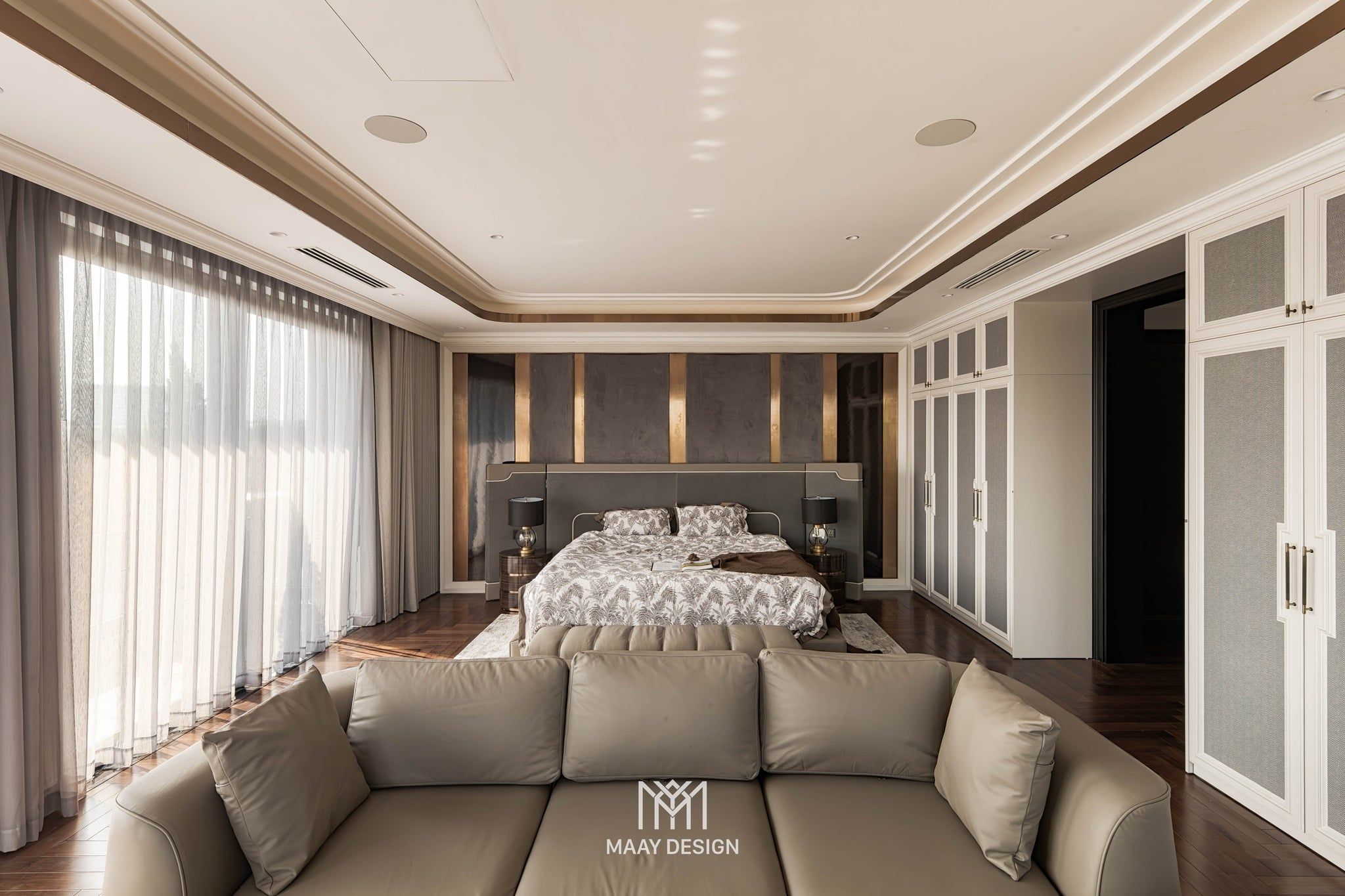 thiet ke chieu sang villa zen lighting