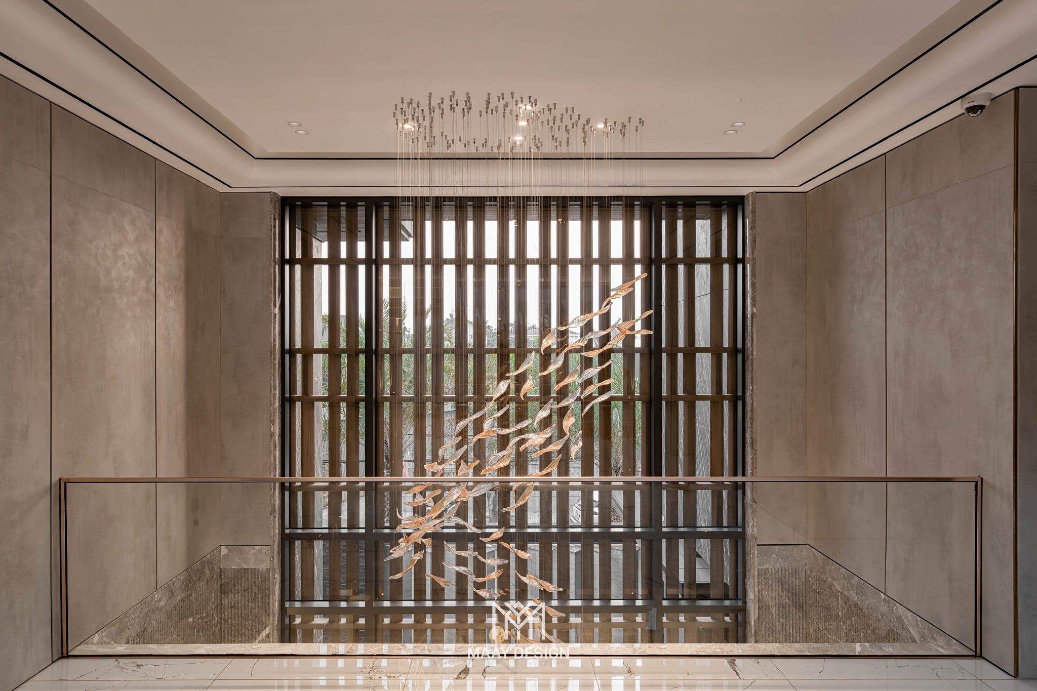 thiet ke chieu sang villa zen lighting