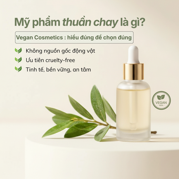 MỸ PHẨM THUẦN CHAY LÀ GÌ?