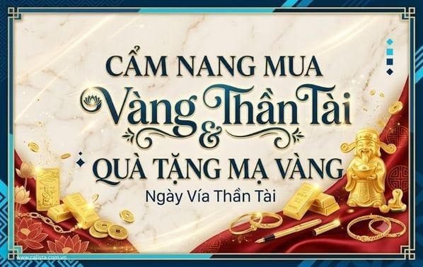 Cẩm Nang Mua Vàng Thần Tài & Quà Tặng Mạ Vàng Ngày Vía Thần Tài