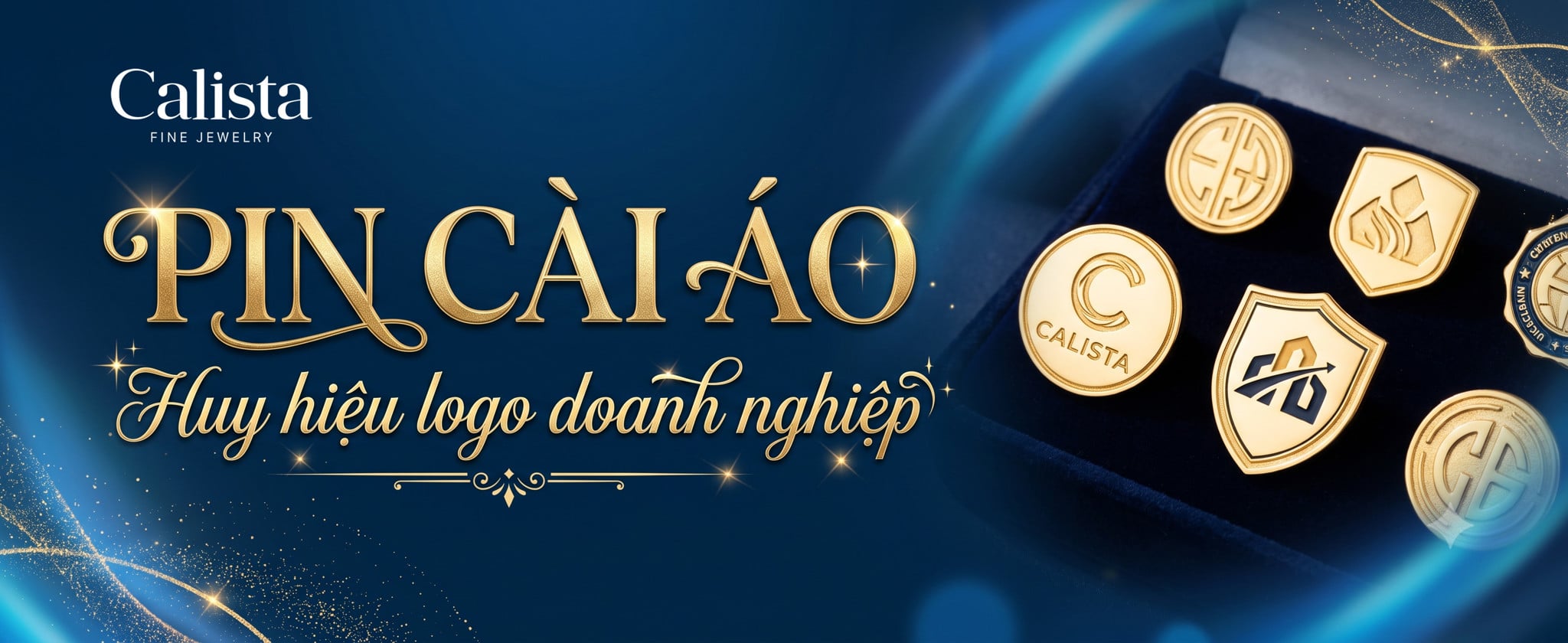 Pin cài áo logo doanh nghiệp