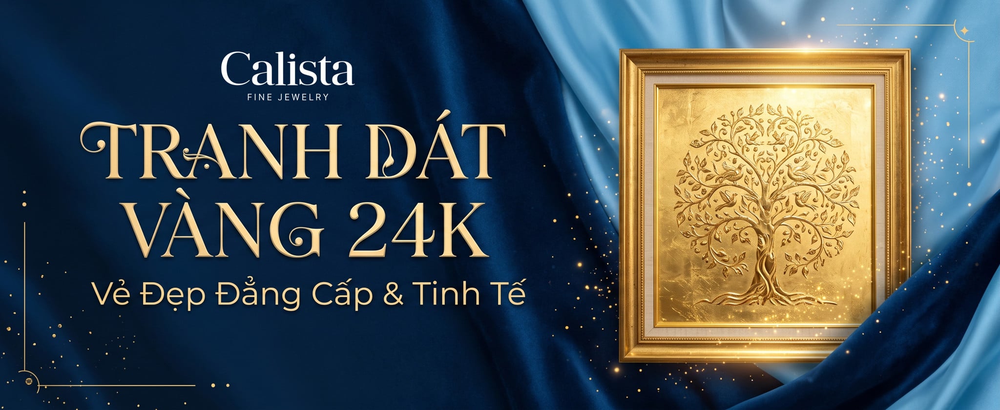 Tranh dát vàng 24K