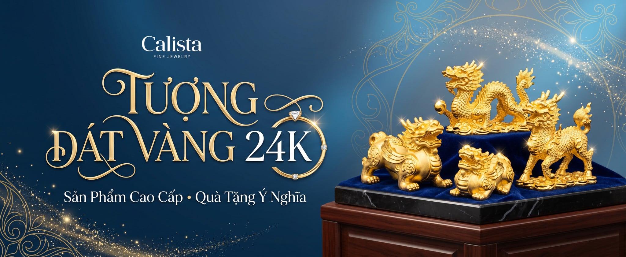 Tượng dát vàng 24k