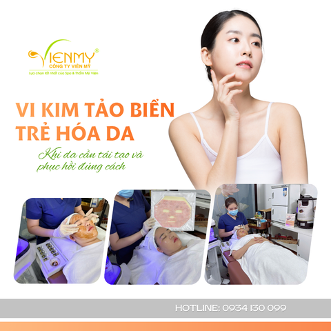 Vi kim tảo biển trẻ hóa da: Khi da cần tái tạo và phục hồi đúng cách