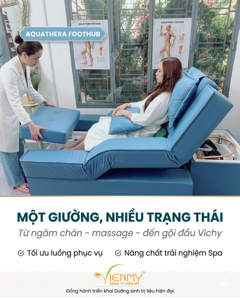 Một giường spa có thể tạo ra nhiều dịch vụ và tăng doanh thu như thế nào?
