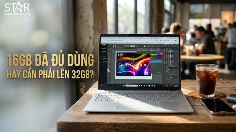 Cuộc chiến RAM thời đại AI: 16GB đã đủ dùng hay bắt buộc phải lên 32GB? (Trải nghiệm trên Acer Swift Go 14)