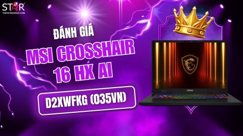 Đánh Giá Laptop Gaming MSI Crosshair 16 HX AI D2XWFKG (035VN): Hiệu Năng Đỉnh Cao Với Sức Mạnh AI