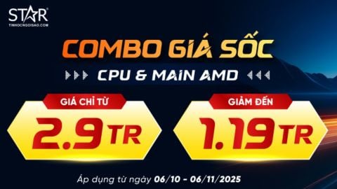 Combo CPU & Main AMD – Giá sốc chỉ từ 2.9 triệu, giảm ngay đến 1.19tr