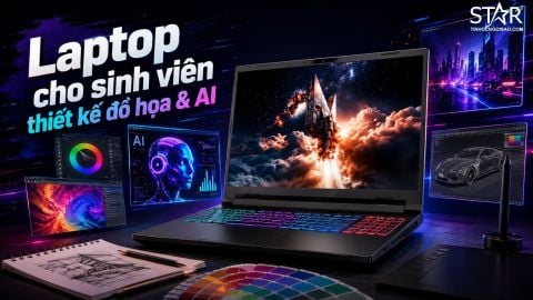 Laptop cho sinh viên thiết kế đồ họa & AI: Tại sao GPU RTX trên Acer Nitro ProPanel là sức mạnh bắt buộc?