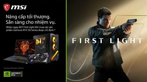 Mua MSI RTX 50 Series nhận ngay Game 007 First Light chính hãng