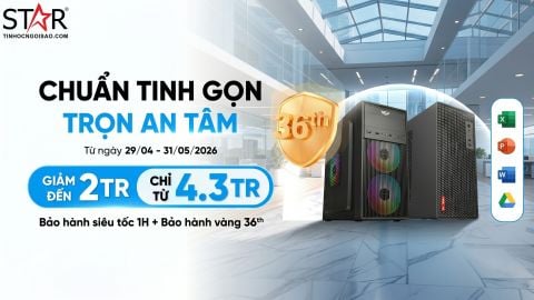 PC Văn Phòng 2026: Giá Chỉ Từ 4.3 Triệu, Giảm Đến 2 Triệu + Bảo Hành Siêu Tốc 1H