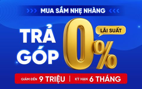Mua sắm trả góp 0% qua FE Credit tại THNS