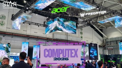 [Computex 2026] Toàn cảnh Acer: Đại nhảy vọt với Laptop AI, RTX 5090 & Màn hình 3D không kính
