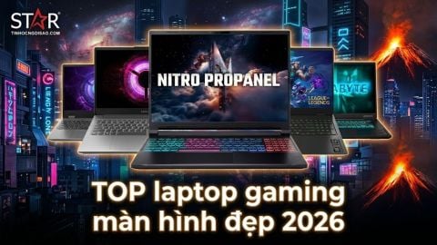 TOP 5 Laptop Gaming Màn Hình Đẹp Đáng Mua Nhất 2026 Cho Học Tập Và Chơi Game