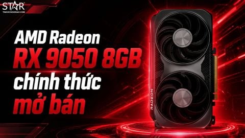 Card màn hình AMD Radeon RX 9050 8GB chính thức mở bán tại Việt Nam