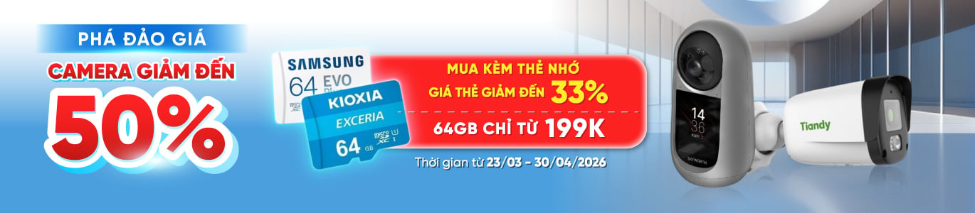 Phá đảo giá - Camera giảm đến 50%