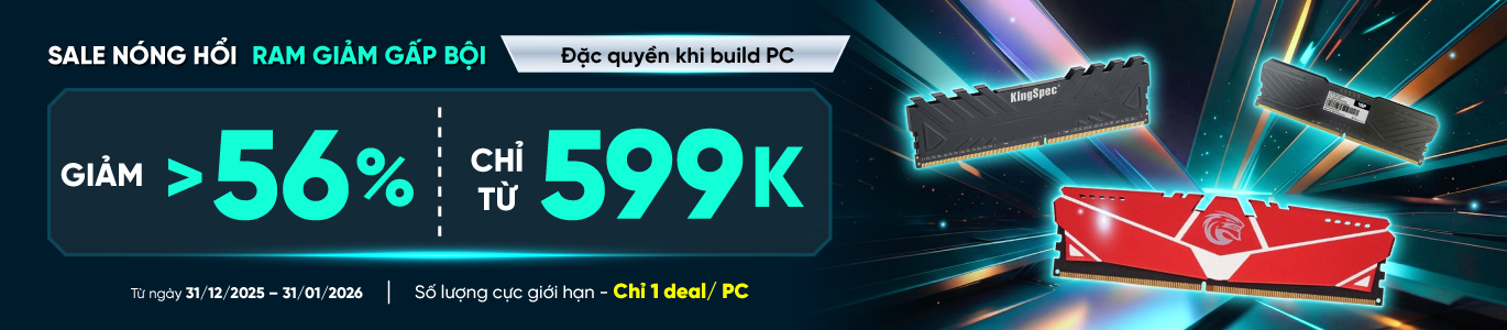 Sale nóng hổi - Ram giảm gấp bội