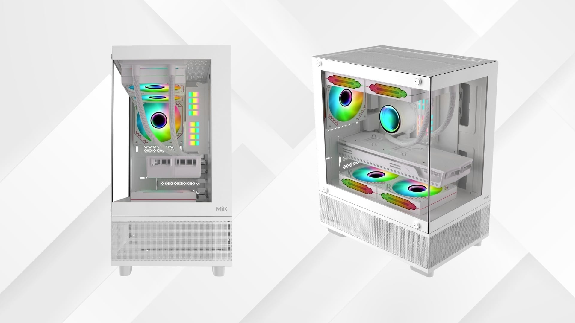 PC STAR FrostBlade E - Case MIK Aether Gaming Trắng