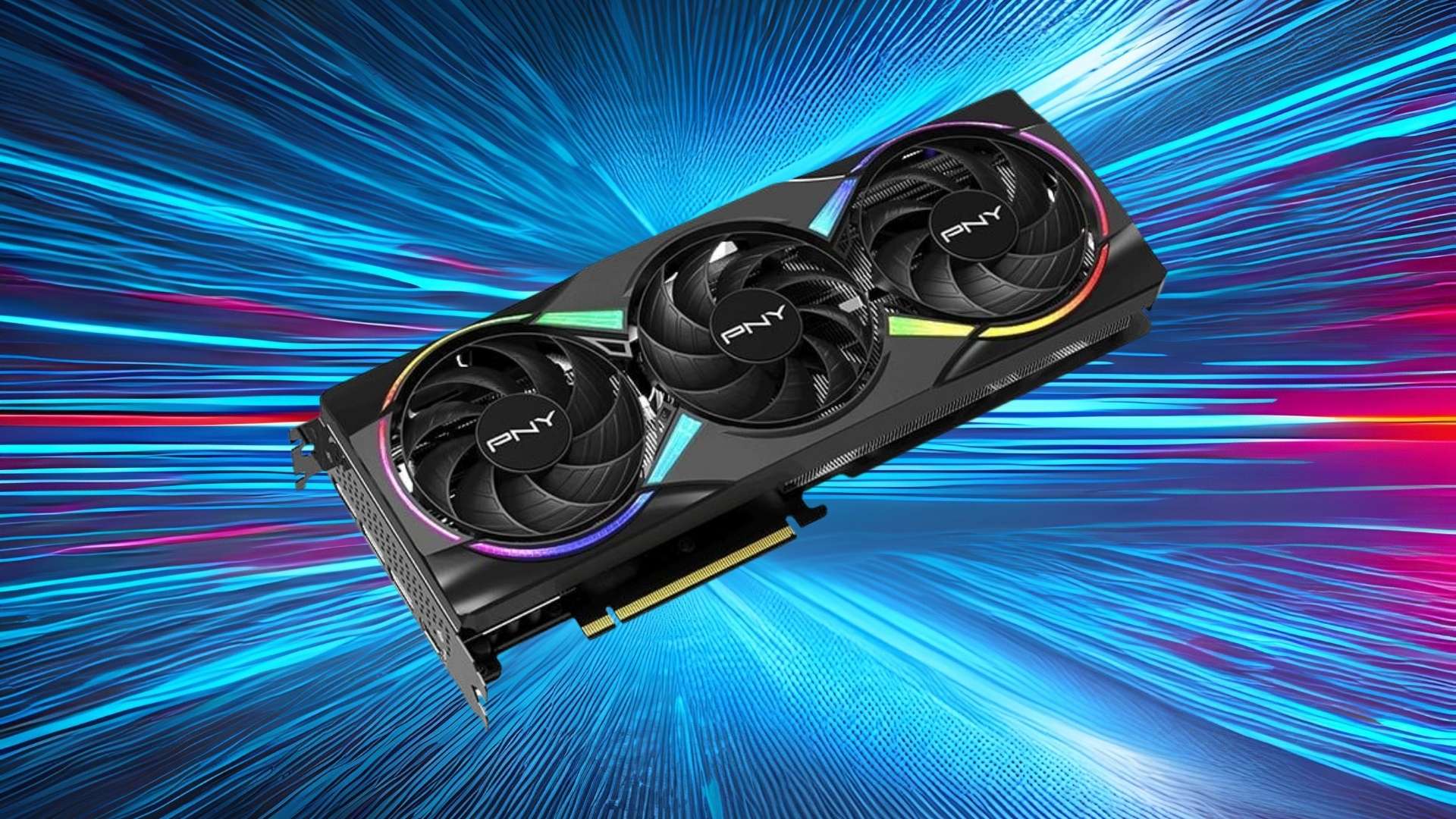 PNY GeForce RTX 5060 Ti 16GB - Thiết kế 3 quạt làm mát EPIC-X RGB