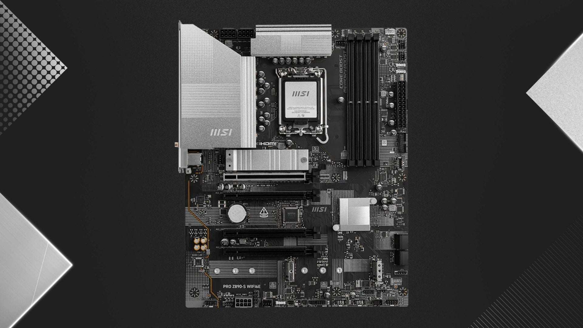 MSI PRO Z890-S WIFI6E - Nền tảng Intel Core Ultra mạnh mẽ cho hệ thống hiệu năng cao