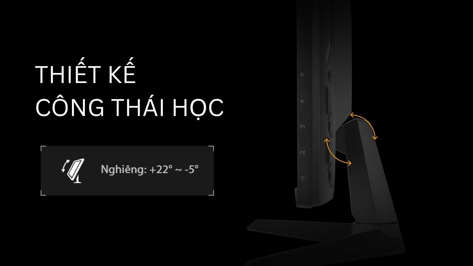 Màn hình Asus TUF Gaming VG249Q5R – chỉnh nghiêng linh hoạt